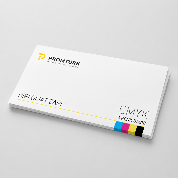 Diplomat Zarf Baskı CMYK 4 Renk